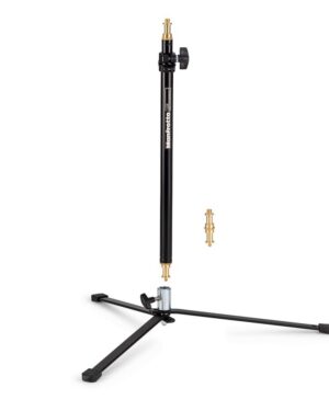 Manfrotto 012B Stand Backlite Alu Black 9-85cm 3kg Payload 1/4'' & 3/8'' m & 16mm stud