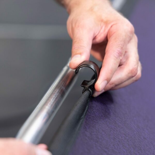 Manfrotto LL LB7938 EzyFrame Vintage Background 2 x 2.3m Aubergine - Image 12