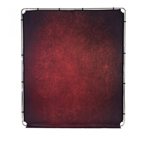 Manfrotto LL LB7940 EzyFrame Vintage Background 2 x 2.3m Crimson - Image 2