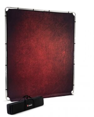 Manfrotto LL LB7940 EzyFrame Vintage Background 2 x 2.3m Crimson
