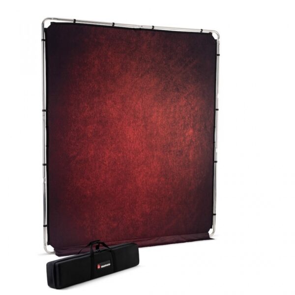 Manfrotto LL LB7940 EzyFrame Vintage Background 2 x 2.3m Crimson