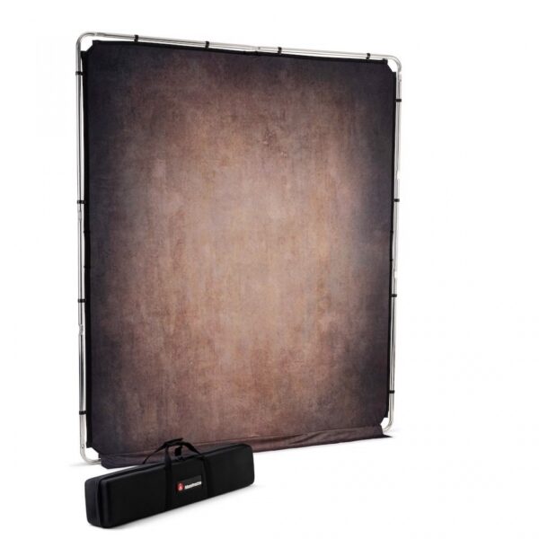Manfrotto LL LB7934 EzyFrame Vintage Background 2 x 2.3m Walnut