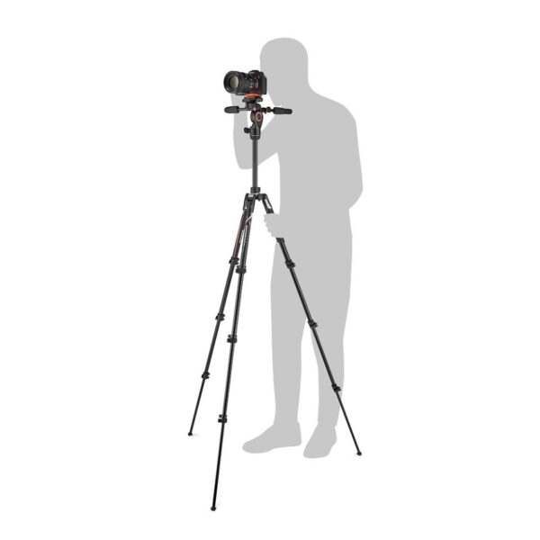 Manfrotto Tripod Kit Befree Live-3W ADV Lever, 42/151cm 6kg Payload inc 200PL-PROSONY plate & Bag - Image 3
