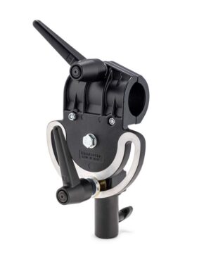 Manfrotto 123 Clamp Pivoting for Booms for 35mm diameter boom shafts 28mm Stud, 16mm socket