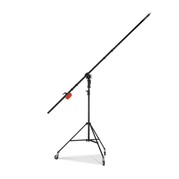 Manfrotto 085BS Boom Light w Stand Black 100-280cm 6kg load at 230cm Inc 123, 022, 008 & casters