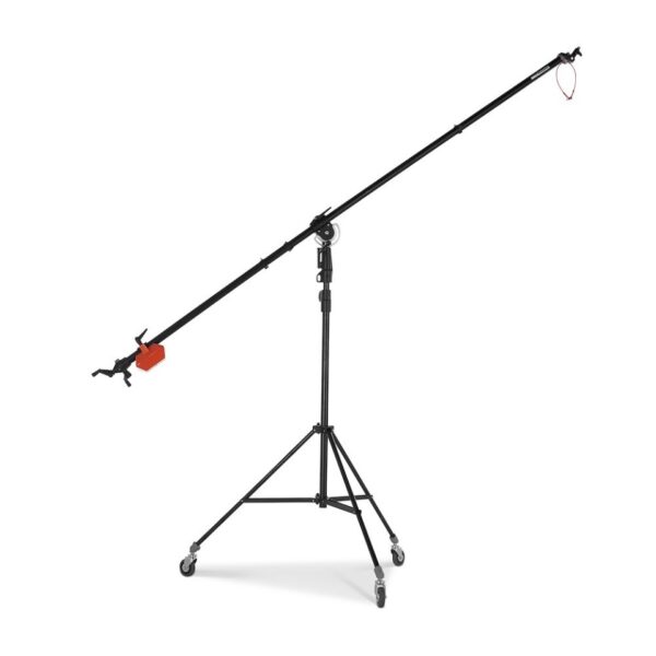 Manfrotto 025BS Stand Kit Super w Boom Silver 116-220cm 6.8-30kg Payload boom w coaxial geared controls