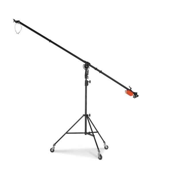 Manfrotto 025BS Stand Kit Super w Boom Silver 116-220cm 6.8-30kg Payload boom w coaxial geared controls - Image 2