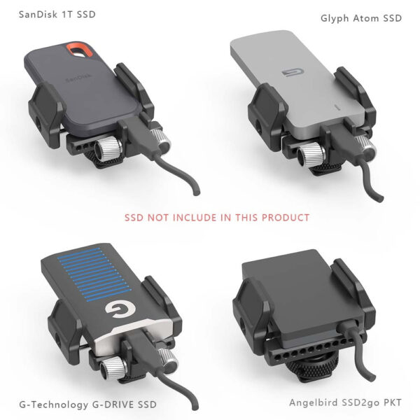 SmallRig Universal Mounting Clamp for External SSD BSH2343 - Image 3