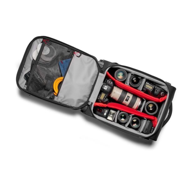Manfrotto Bag Roller Reloader Air-50 Carry-on 2 DSLR & 4 lenses Ext 50x35.5x20 Int 43x30x16cm - Image 5