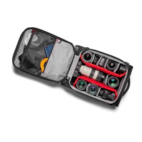 Manfrotto Bag Roller Reloader Air-50 Carry-on 2 DSLR & 4 lenses Ext 50x35.5x20 Int 43x30x16cm - Image 14