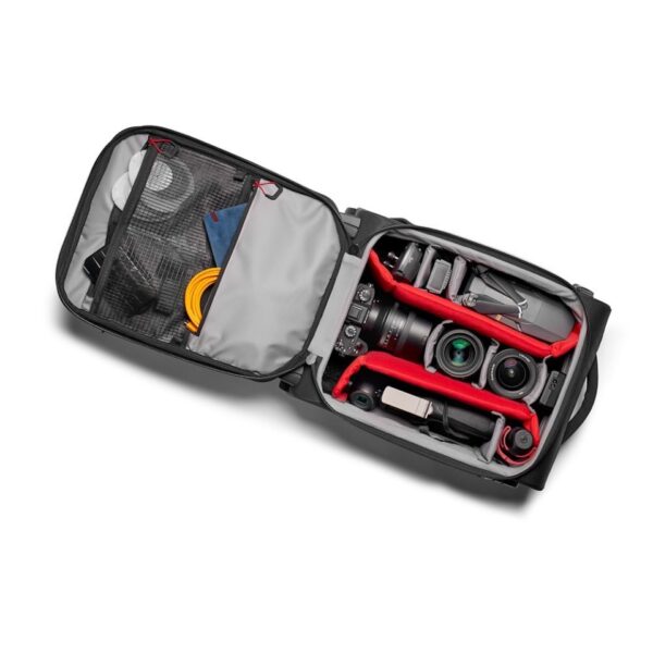 Manfrotto Bag Roller Reloader Air-50 Carry-on 2 DSLR & 4 lenses Ext 50x35.5x20 Int 43x30x16cm - Image 8