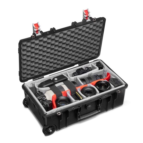 Manfrotto Case Reloader Tough Low Lid Carry-On Roller Ext 55x35x20cm Int 50x26x14cm - Image 9