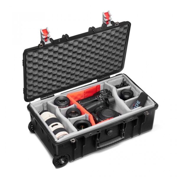 Manfrotto Case Reloader Tough Low Lid Carry-On Roller Ext 55x35x20cm Int 50x26x14cm - Image 7