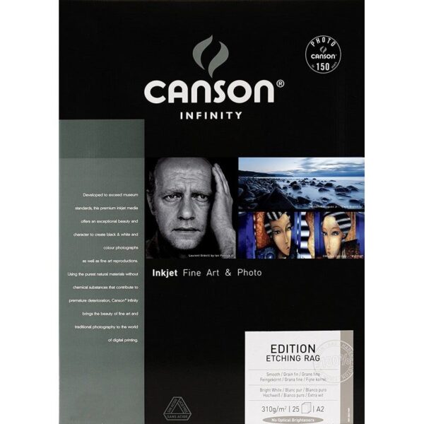Canson Edition Etching Rag 310gsm A2 25 Pack