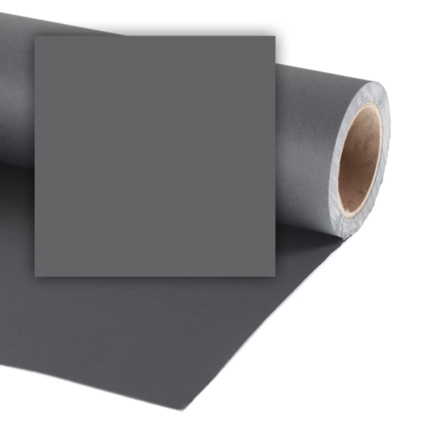 Colorama CO549 Colorama Paper Background 1.35 x 11m Charcoal - Image 2