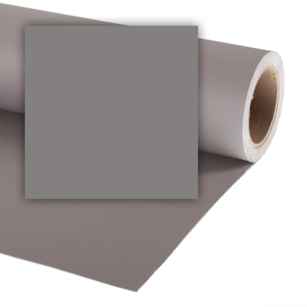 Colorama CO539 Colorama Paper Background 1.35 x 11m Smoke Grey - Image 2