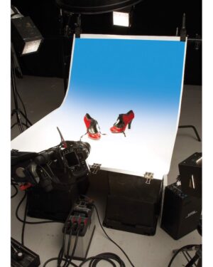 Colorama COGRAD315 Colorama Colorgrad Background PVC 110x170cm White/Sky