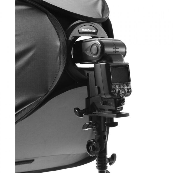 Manfrotto LS2414 Ezybox Hotshoe Plate (Plastic) with Standard Flash Mount - Image 4
