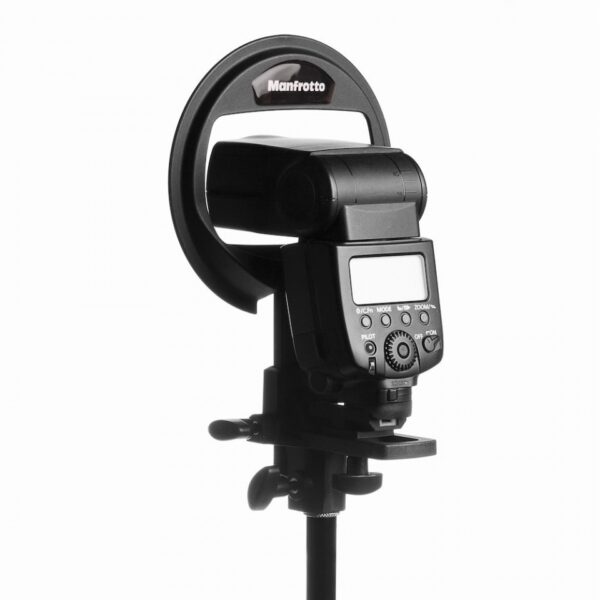 Manfrotto LS2414 Ezybox Hotshoe Plate (Plastic) with Standard Flash Mount - Image 3