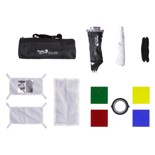 Phottix G Capsule Rectangle Softbox Kit 30 x 55cm