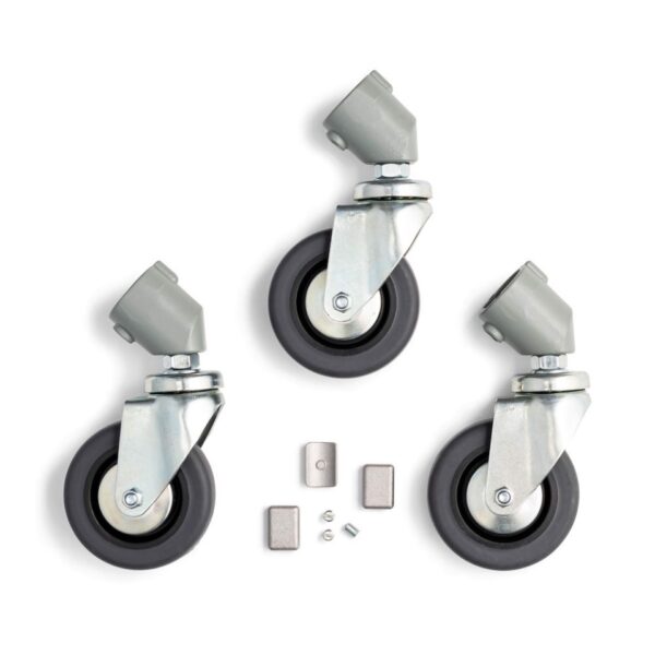 Manfrotto 109 Wheel 80mm Set of 3 Unbraked incl Leg Adaptor 22mm - Image 2
