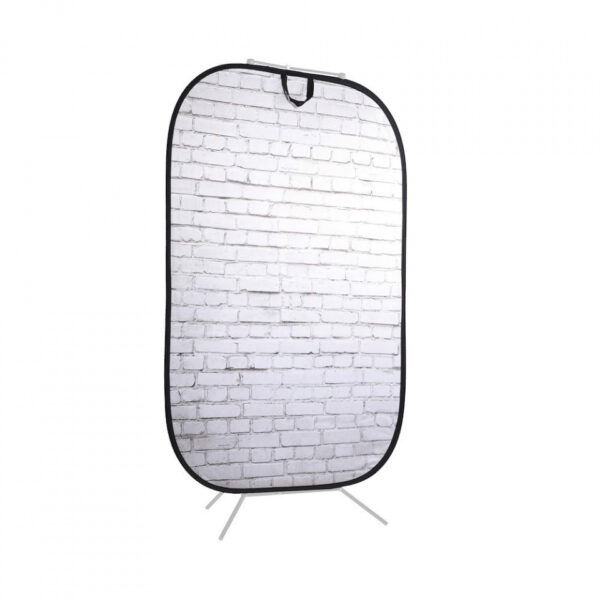 Manfrotto LL LB5707 Urban Collapsible 1.5x2.1m Painted White/Industrl Grey Brick - Image 2