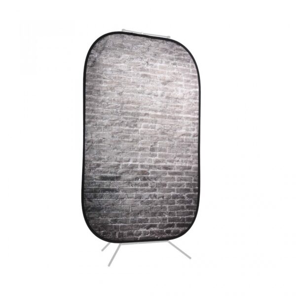 Manfrotto LL LB5707 Urban Collapsible 1.5x2.1m Painted White/Industrl Grey Brick - Image 3