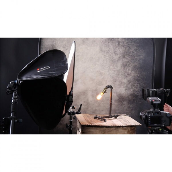 Manfrotto Lastolite BG Vintage 1.5x2.1m Double Sided Background Smoke & Concrete - Image 11