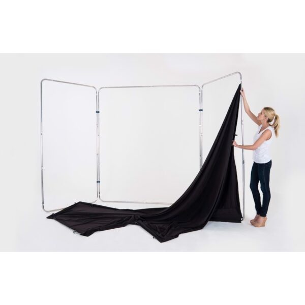 Manfrotto Lastolite BG Pano Self Support 4m Black Self Supporting Background Stretch to crease free - Image 4