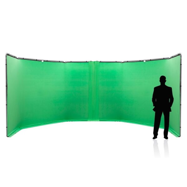 Manfrotto Lastolite Adapter Pano BG Ch Green connect kit 2.3m for LB7622 Chroma Key Green - Image 4