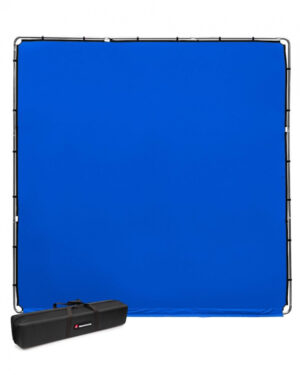 Manfrotto LL LR83352 StudioLink Chroma Key Blue Screen Background Kit 3 x 3m