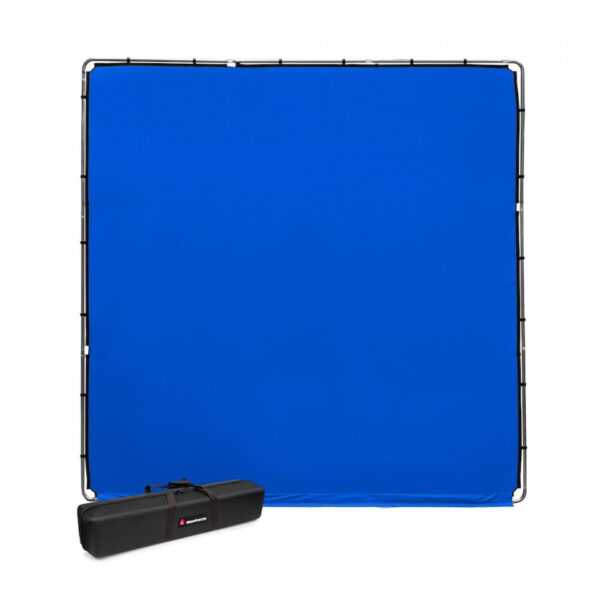 Manfrotto LL LR83352 StudioLink Chroma Key Blue Screen Background Kit 3 x 3m
