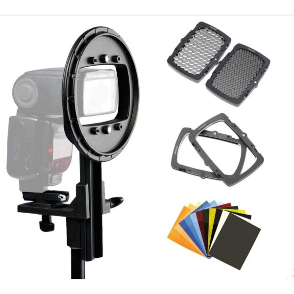 Manfrotto LS2617 Strobo Kit with Ezybox Hotshoe Plate