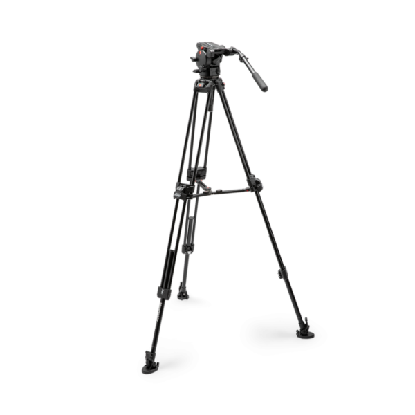 Manfrotto MVK526TWINFA Manfrotto 526 Pro Video Head with 645 Fast Twin Alu Tripod - Image 15