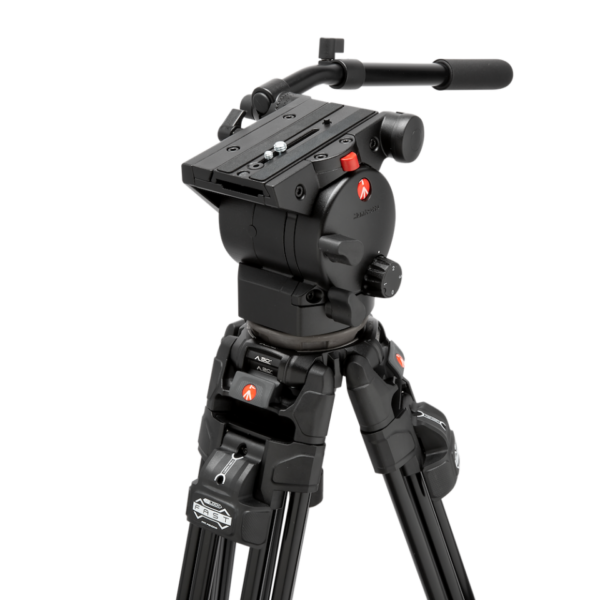 Manfrotto MVK526TWINFA Manfrotto 526 Pro Video Head with 645 Fast Twin Alu Tripod - Image 16