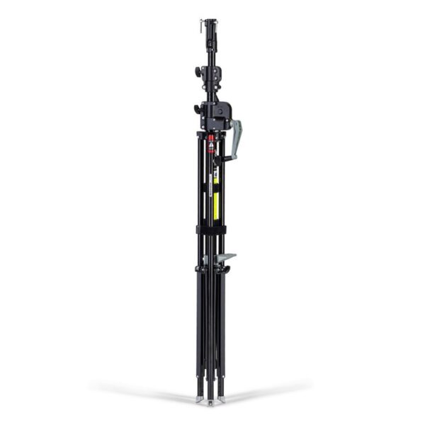 Manfrotto 087NWB Stand Wind Up Safety Cable Bk 167-370cm 30kg Payload Opt Wheels 104, 104G, 374-10 - Image 3