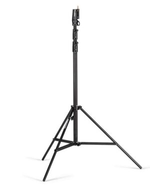 Manfrotto 126BSUAC Heavy Duty Stand, Black, Air-Cushioned, Black Steel