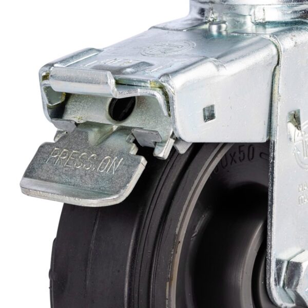 Manfrotto 374-10 Wheel 160mm x3 Braked M10 for Wind Up Stand via M10 thread - Image 3