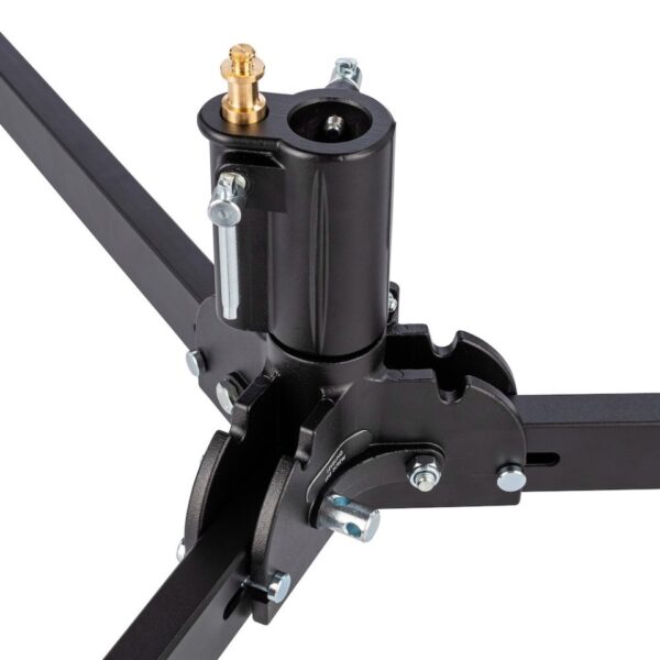 Manfrotto 297BBASE Base Braked Large Black 100cm footprint 40kg Payload 28mm socket 16mm stud 3/8'' M - Image 3