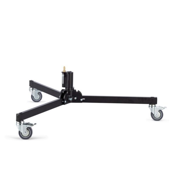 Manfrotto 297BBASE Base Braked Large Black 100cm footprint 40kg Payload 28mm socket 16mm stud 3/8'' M