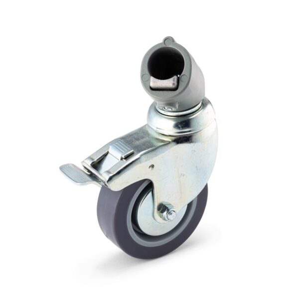 Manfrotto 110 Wheel 75mm Set of 3 Braked Incl Leg Adaptor 22mm
