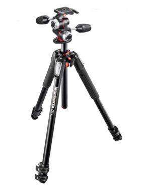 Manfrotto MK055XPRO3-3W 055 kit - alu 3-section horiz. column tripod with head