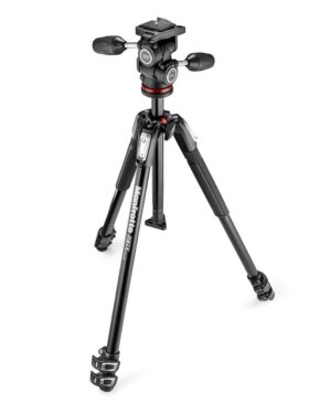 Manfrotto MK190X3-3W1 190X Tripod with 804 3-Way Head and Quick Release Plate