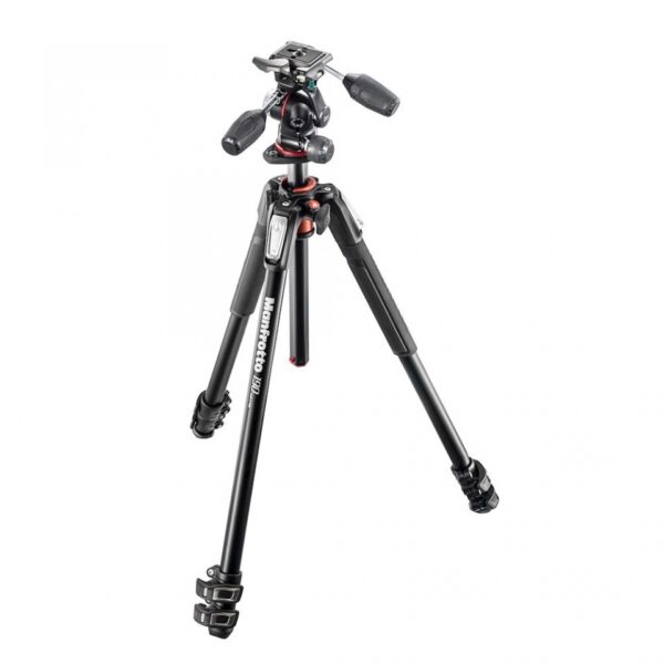 Manfrotto MK190XPRO3-3W 190 aluminium 3-section tripod with head