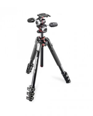 Manfrotto MK190XPRO4-3W 190 Aluminium 4-Section Tripod with head