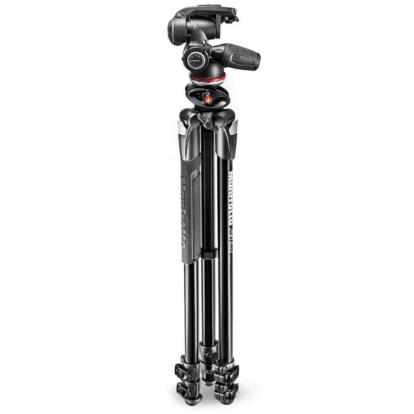 Manfrotto MK290DUA3-3W 290 Dual Aluminium 3-Section Tripod Kit with 804 3-Way Head - Image 2
