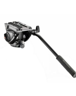 Manfrotto Head Fluid Video Flat Base 5kg Payload 500PLONG plate 2.4kg Counterbalance