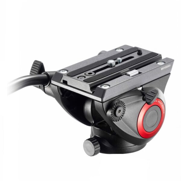 Manfrotto Head Fluid Video Flat Base 5kg Payload 500PLONG plate 2.4kg Counterbalance - Image 8