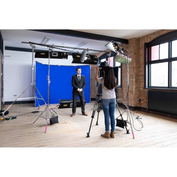 Manfrotto LL LB7943 Panoramic Background 4m Chroma Key Blue - Image 2