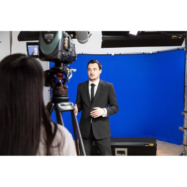 Manfrotto LL LB7943 Panoramic Background 4m Chroma Key Blue - Image 3